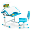 Kids Desk and Chair Set Height Adjustable Kids Study Table and Chair Set