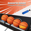 Foldable Double Shot Basketball Arcade Game Free-Throw Basketball Challenge Game
