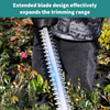 Brushless Cordless Electric Hedge Trimmer Garden Cutter with 2 Batteries 90cm UK
