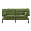 Modern 3 Seater Sofabed Recliner Fabric Sofa Bed 3 IN 1 Sleeper Couch Settee Bed