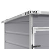 Large 8/6x4ft Outdoor Cabin Shed Plastic Garden Tools Storage House with Window