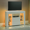 Modern Corner TV Unit TV Stand Entertainment Center LED Cabinet High Gloss Front