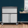 Lockable Mobile Office Storage Metal Filing Cabinet File Organisation wit 2 Keys