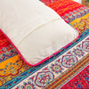 Boho Patchwork Bedspread Quilte Set Throw Rugs Bedding Double Size Pillowcases