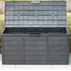 300 Litre Outdoor Storage Box Garden Patio Plastic Chest Lid Container Multibox
