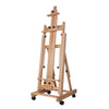 Large Studio H-Frame Easel Painting Floor Beech Wood Adjustable Pro Artist Easel