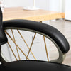 Executive Computer Office Desk Chair High Back Faux Leather Swivel Chair Black
