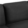 3-Seater Sofa 189CM For Living Room Fabric Upholstered Couch, Black