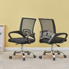 Mesh Office Chair Computer Cushioned Home Swivel Leather Small Adjustable Chairs