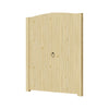 Driveway Gate Wooden Double Gate Pedestrian Side Door Heavy Duty Timber Unit 6FT