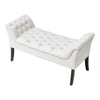 Upholstered Velvet Bed End Bench Chaise Chair Ottoman Stool Window Hallway Seat
