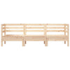Swpsd Sofa Chairs Garden Sofa 3-Seater Solid Wood Pine Seats Patio U6T8