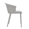 Set of 4 Pieces Upholstered Plastic Dining Chairs Kitchen Office Armchair Seat