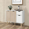Living Room Sideboard Storage Cabinet with 2 Doors 2 Drawers TV Stand Cabinet
