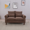 Panana Linen Fabric 2 & 3 Seater Sofa Couch with Wood Legs 3 Colours