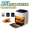 Air Fryer 15L Digital Kitchen Oven Oil Free Low Fat Healthy Frying Cooker Fryers