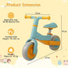 Baby Balance Bikes 2 Wheels Children’s Bicycle Adjustable Kids Riding Toy-Blue