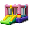 Inflatable Bounce House Kids Bouncy Castle(Without Blower)-Purple