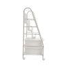 Mobile Children Kids Book Rack Shelf Sling Storage Baskets Organizer Bookcase UK