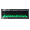 36/40/50/60'' Electric Fireplace LED Wall Mounted/Inset Fire Remote Heater Decor