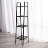 4 Tier Metal 148cm Tall Shelf Bookcase Mesh Storage Rack Plant Display Stand
