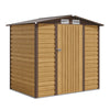 Garden Outdoor Metal Shed Steel Frame Storage Bike Tool Sheds with Lockable Door