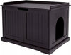 Wooden Cat Litter Box Enclosure Storage Bench Hidden Pet Cat Washroom Trays Sale