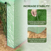 Walk-in Greenhouse with Mesh Windows and Roll-up Door, 200 x 140 x 200cm
