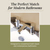 Contemporary Bath Filler Mixer Tap - Chrome