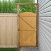 Privacy Wooden Garden Gate Arch Top Porch Pedestrian Pressure Fence Gate Panel