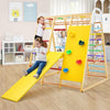 8-in-1 Kids Jungle Gym Playset Toddlers Indoor Wooden Climbing Toy Play Set