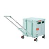 Folding Shopping Trolley Box 55L Camping Picnic Boot Cart Storage Stair Climbing