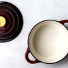ProChef 26 cm Enameled Cast Iron Casserole Dish with Lid Round Slow Cooking Pot