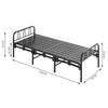 3FT Single Folding Bed Steel Bedstead Portable Metal Platform Student Guest Bed