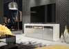 TV Unit I 160cm I Sideboard I Cabinet I Grey High Gloss Doors I Storage