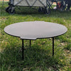 Cast Iron BBQ Griddle Pan Camping Picnic Standing Non Stick Grill Plate Skillet