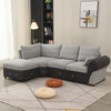 Panana Sofa Suite Set 3 2 or Corner Chaise in Dark Grey Or Light Grey