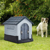 Large Waterproof Outdoor Indoor Plastic Pet Puppy Dog House Home Shelter Kennel