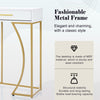 Modern Luxury Entryway Console Table Side Table with Storage Drawer Metal Legs