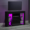 Modern Corner TV Unit TV Stand Entertainment Center LED Cabinet High Gloss Front