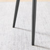 Braxton 2x Cream Boucle Fabric Black Leg Dining Chair