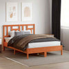 Gecheer Headboard Wax Brown 140 Solid Wood Pine Z2P7