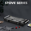 2500w Electric Hot Plate Hob Portable Table Hob Kitchen Stove Cooker Double Top