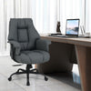 Ergonomic Office Chair PU Leather Computer Chair-Gray