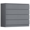 Modern Wooden Chest of Drawers Tall Wide 8 Drawer Bedroom Furniture Cabinet