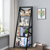 4-Tier Bookshelf Storage Shelving Unit Space Saving Ladder Shelf Display Rack