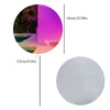 Unique Round Wall Mirror Iridescent Accent Mirror Dreamland Rainbow Mirror Girls