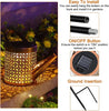 Solar Watering Can Light Garden Outdoor Waterproof Kettle Yard Art Lamp Decor UK