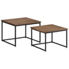 Nesting Coffee Tables Table End 2 pcs Solid Wood Teak vidaXL