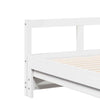 Daybed without White 90x200 Solid Wood Pine S3D5